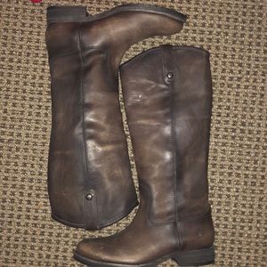 Melissa Button Leather Boots